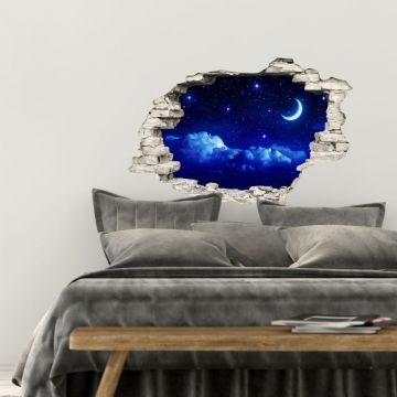 Autocolant Ambiance Romantic Moons, 60 x 90 cm