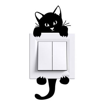 Autocolant de perete Ambiance Cute Catty