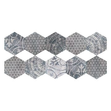 Set 10 autocolante impermeabile și anti-alunecare pentru podea Ambiance Quento, 40 x 90 cm