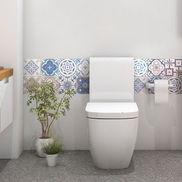 Set 24 autocolante Ambiance Honduras, 20 x 20 cm