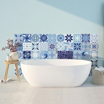 Set 30 autocolante Ambiance Madeira, 15 x 15 cm