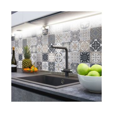 Set 60 autocolante perete Ambiance Fernando, 15 x 15 cm