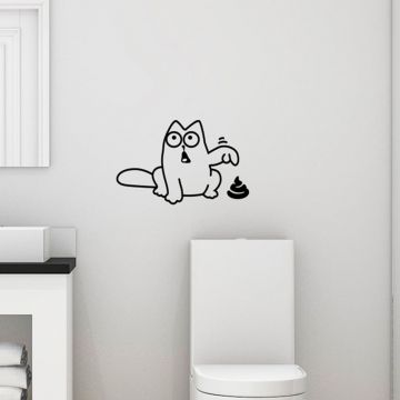 Autocolant Ambiance Funny Cat