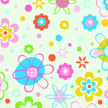 Autocolant Gekkofix, multicolor, model floral, 45cmx15m Autocolant Gekkofix, multicolor, model floral, 45cmx15m