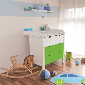 Autocolant uni Gekkofix Lemon Green, verde, lucios, 45cmx15m