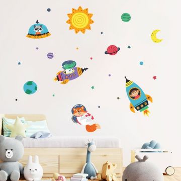 Autocolante de perete pentru camera copiilor Ambiance Space