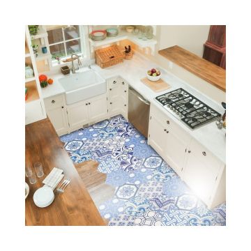 Set 10 autocolante impermeabile pentru podea Ambiance Ursulina, 20 x 18 cm