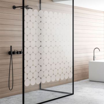 Set 50 de autocolante mate pentru sticlă Ambiance Circle