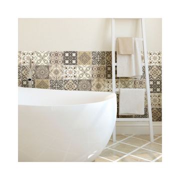 Set 9 autocolante perete Ambiance Ancône, 20 x 20 cm