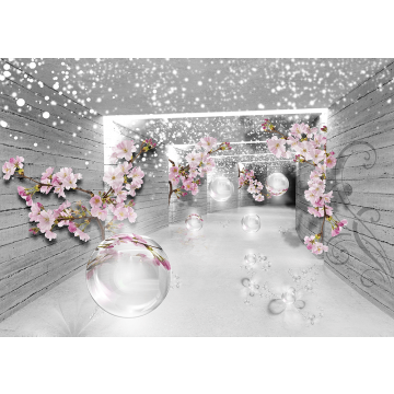 Fototapet duplex 3D Flowers, 368 x 254 cm