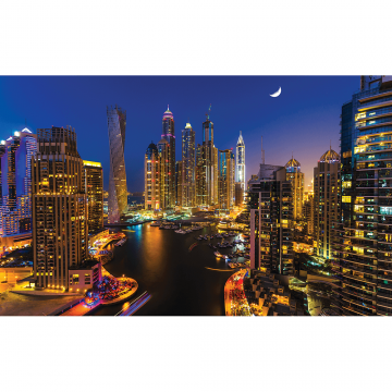 Fototapet duplex Dubay By Night 1672P8, 368 x 254 cm