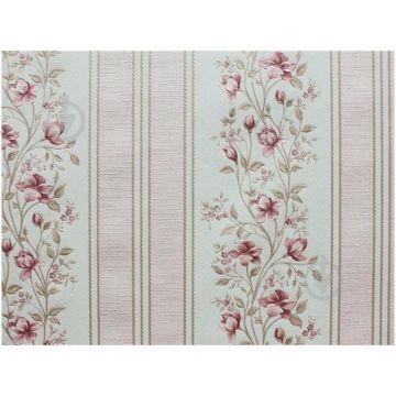 Tapet hartie As Creation Duplex, B66.4, bej/roz, model floral, 10 x 0.53 m