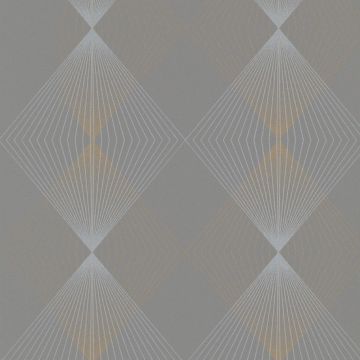 Tapet modern Erisman 1008510 3D, vinil, aspect geometric, gri, argintiu, 0.53 x 10m