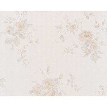 Tapet vinil As Creation 978318, bej, model floral, 10 x 0.53 m