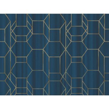 Tapet vinil Dimensions 219602, model geometric albastru, 0.53 x 10 m