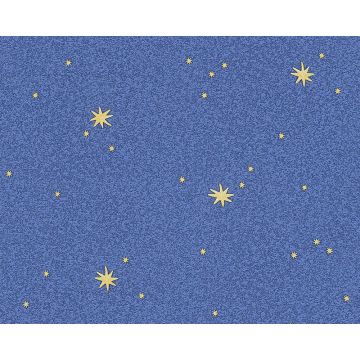 Tapet vinyl 911711, bleu, model stele
