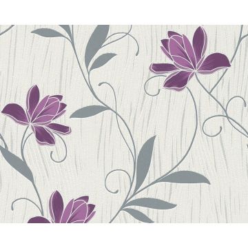 Tapet vlies AS Chicago 306234, flori de lotus, lavabil, 10 x 0,53 m