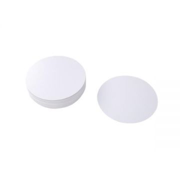 Set buline, Duragon, alb mat, sticker decupat, pentru interior, 50 bucati, diametru bulina 8 cm