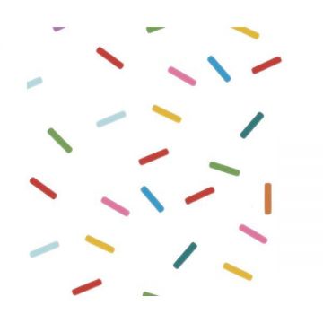 Set stickere decorative, Confetti colorate, multicolor, 9 coli