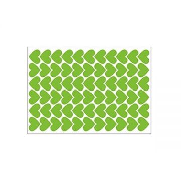 Set stickere fosforescente decorative, Inimioare, 4 set 17x12