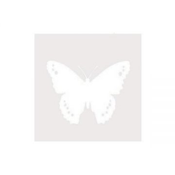 Sticker autocolant pentru geam, fluturi, efect sablat, 2 buc, 12x12 cm