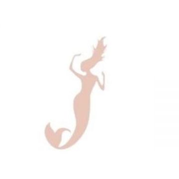 Sticker decorativ, Dancing Mermaid, Roz, 94x150 cm