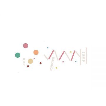 Sticker decorativ, Joc podea, multicolor, 150x60 cm