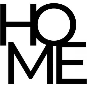 Sticker decorativ, Mesaj Home