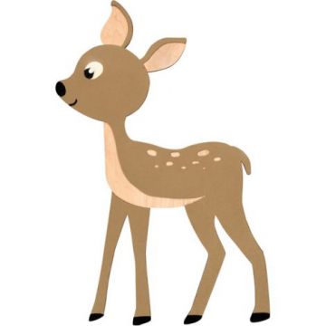 Aplicatie pentru perete Micul cerb