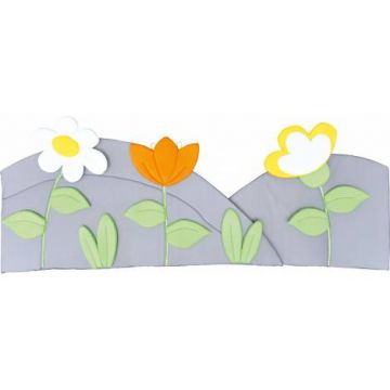 Aplicatie pentru perete - Poienita - Gri