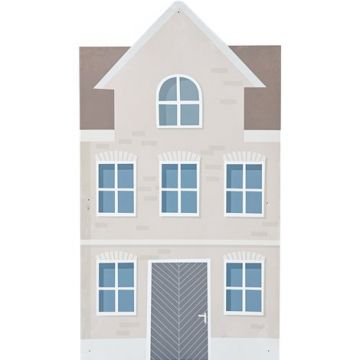 Decor perete 62 x 112 cm, casuta bej, ideal crese, sali de asteptare, cabinete pediatrie, gradinite