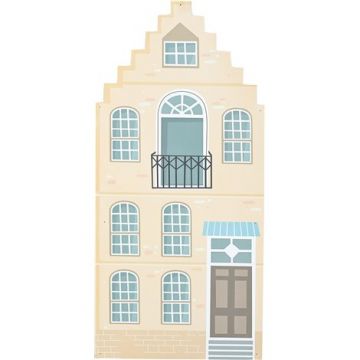 Decor perete 62 x 112 cm, casuta bej nisipiu, ideal crese, sali de asteptare, cabinete pediatrie, gradinite