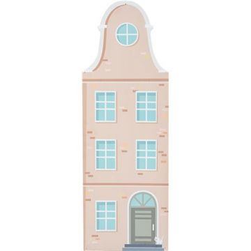 Decor perete 62 x 112 cm, casuta caramiziu, ideal crese, sali de asteptare, cabinete pediatrie, gradinite