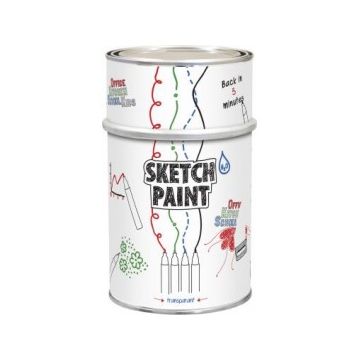 SketchPaint transparent 1L - Vopsea pentru scris pe pereti