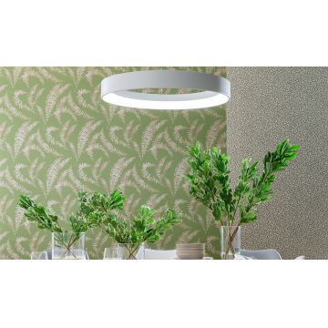 Tapet Felci, Olive Green Luxury Leaf, 1838 Wallcoverings, 5.3mp / rola